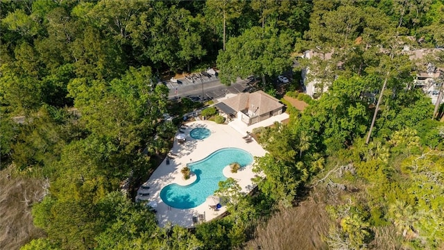 12300 Apache Ave Unit 1003, Savannah, GA 31419 - drone / aerial view of a pool