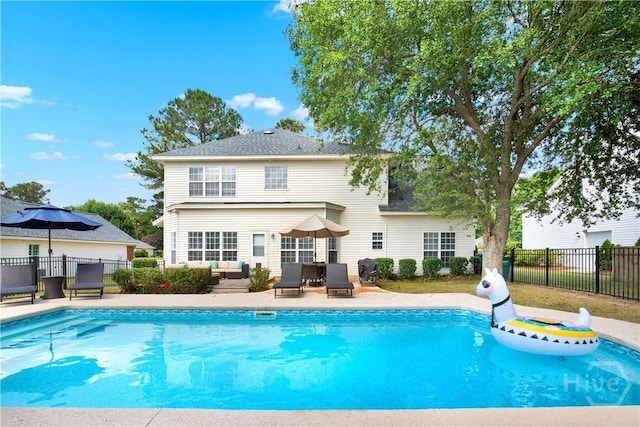 306 Walthour Dr, Rincon, GA 31326 - view of swimming pool featuring a patio and an outdoor hangout area