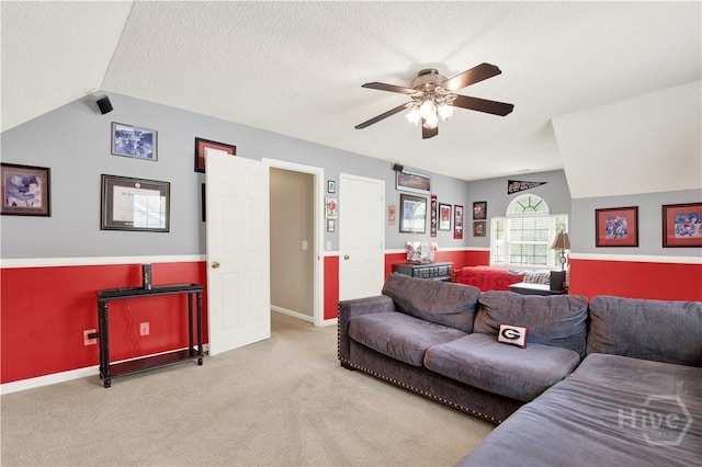 306 Walthour Dr, Rincon, GA 31326 - living area with a ceiling fan and carpet floors