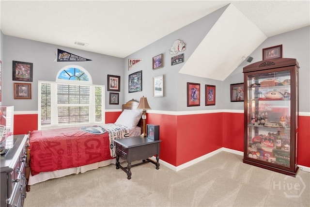 306 Walthour Dr, Rincon, GA 31326 - bedroom with carpet floors and vaulted ceiling