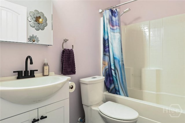 18 Sagefield Dr, Ellabell, GA 31308 - full bathroom with shower / bathtub combination with curtain and vanity