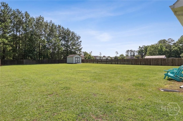 18 Sagefield Dr, Ellabell, GA 31308 - fenced backyard with a shed