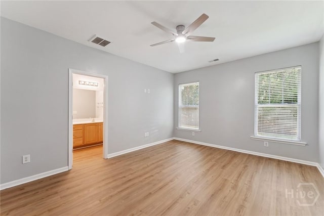 146 Royal Ln, Pooler, GA 31322 - unfurnished room with light wood-type flooring and ceiling fan