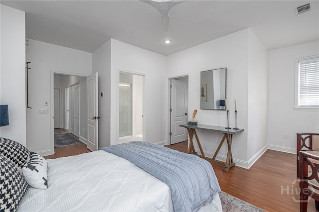 316 E 31st St, Savannah, GA 31401 - bedroom featuring wood finished floors and recessed lighting