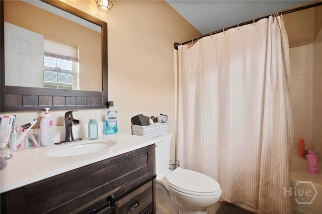 316 Clairemore Cir, Hinesville, GA 31313 - bathroom with vanity and shower / bath combination with curtain