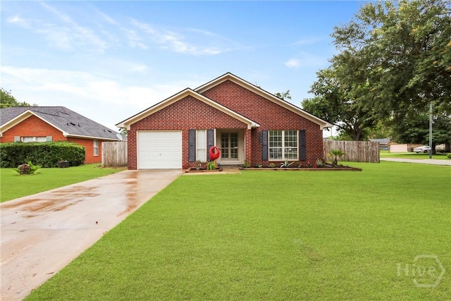 316 Clairemore Cir, Hinesville, GA 31313 - view of front of house featuring driveway, a garage, and brick siding