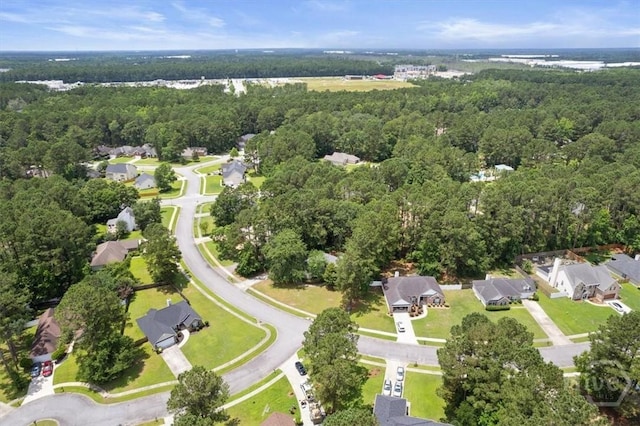 65 Golden Gate Dr, Pooler, GA 31322 - aerial overview of property's location featuring a heavily wooded area and nearby suburban area