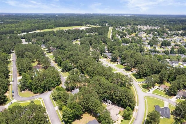 65 Golden Gate Dr, Pooler, GA 31322 - bird's eye view of a heavily wooded area