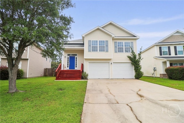 15 Springwater Dr, Port Wentworth, GA 31407 - view of front of property featuring a garage, concrete driveway, and a front lawn