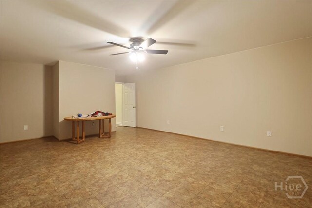 15 Springwater Dr, Port Wentworth, GA 31407 - spare room featuring ceiling fan and tile patterned floors