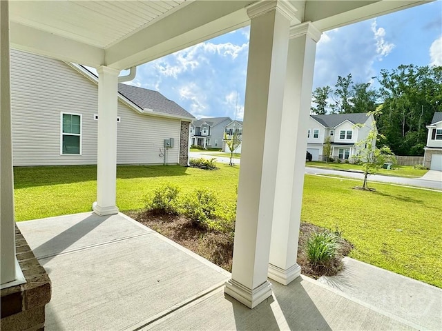 135 Melody Dr, Pooler, GA 31322 - view of patio with a residential view