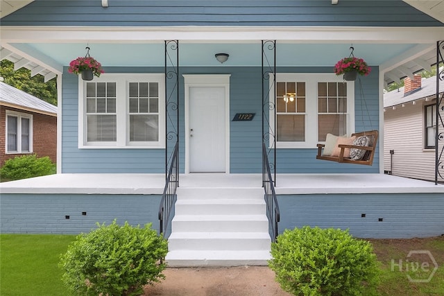 1122 SE 36th St, Savannah, GA 31404 - entrance to property with a porch
