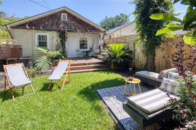 531 E 31st St, Savannah, GA 31401 - rear view of property featuring a deck