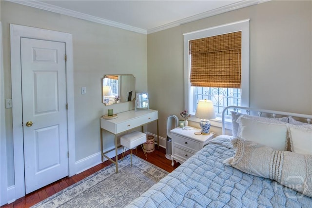 531 E 31st St, Savannah, GA 31401 - bedroom featuring crown molding and wood finished floors