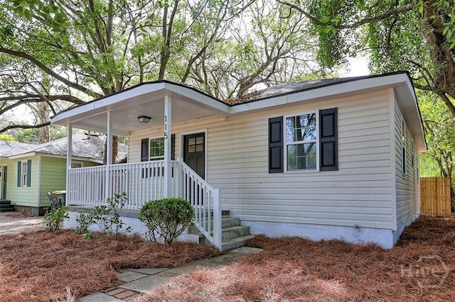 115 W 59th St, Savannah, GA 31405 - view of front of house with covered porch