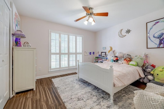 7 Settlers Pt, Savannah, GA 31406 - bedroom with wood finished floors and a ceiling fan