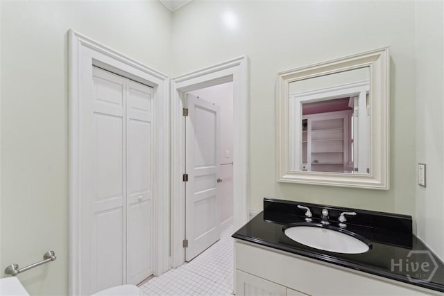 45 Shore Rd, Savannah, GA 31419 - bathroom featuring vanity, a closet, and tile patterned floors