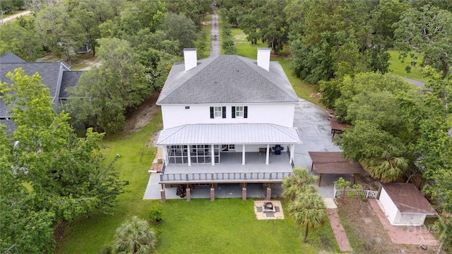 45 Shore Rd, Savannah, GA 31419 - aerial view of property and surrounding area