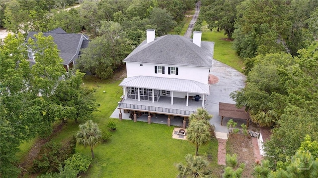 45 Shore Rd, Savannah, GA 31419 - aerial view of property and surrounding area
