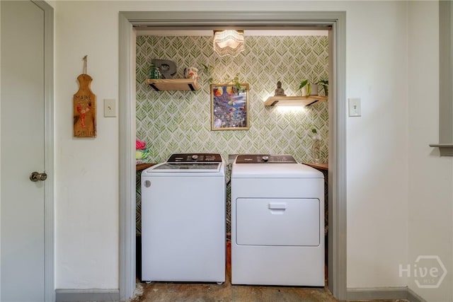7012 Sandnettles Dr, Savannah, GA 31410 - laundry area with independent washer and dryer