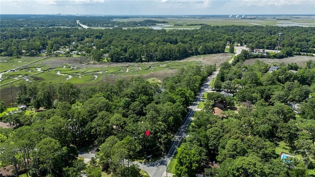 7012 Sandnettles Dr, Savannah, GA 31410 - aerial view of property's location with a heavily wooded area