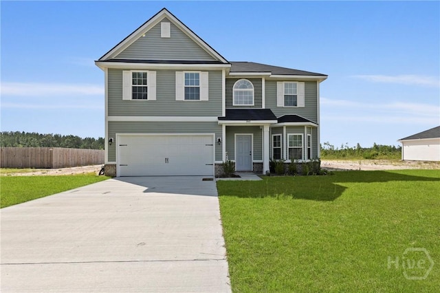 1447 Arnold Dr SE, Allenhurst, GA 31301 - view of front facade with driveway and a garage