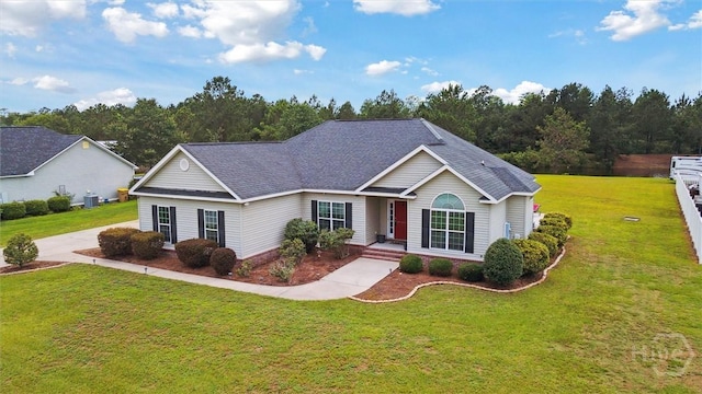 112 Kingsley Dr N, Guyton, GA 31312 - single story home featuring a front lawn and roof with shingles