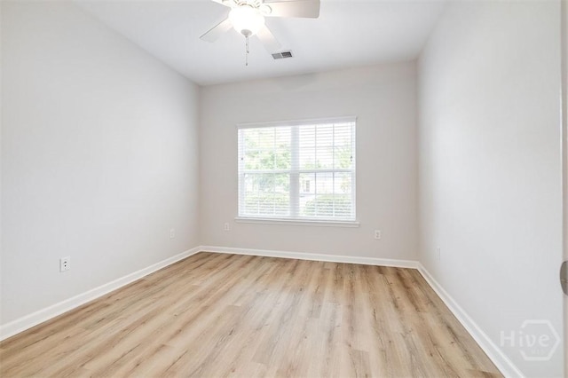 7 Hartland Ct, Savannah, GA 31407 - spare room featuring light wood finished floors and ceiling fan