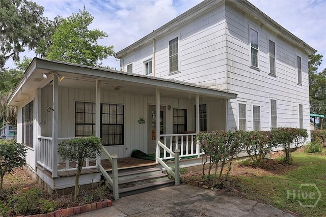 206 Bonaventure Rd, Thunderbolt, GA 31404 - view of front of home featuring covered porch