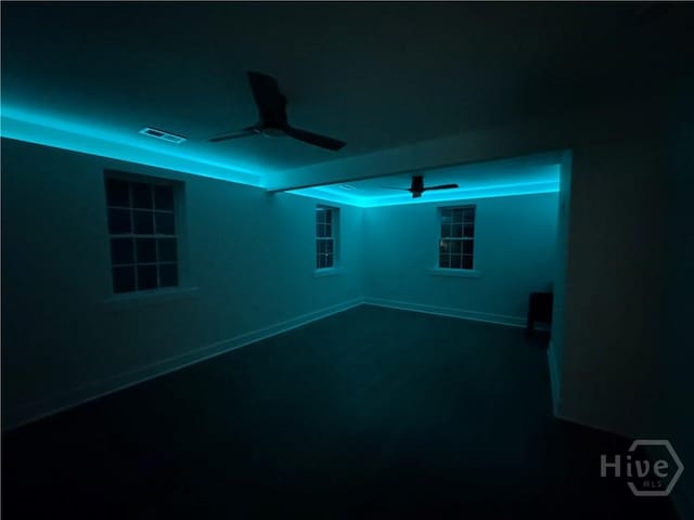 417 E 65th St, Savannah, GA 31405 - spare room featuring ceiling fan