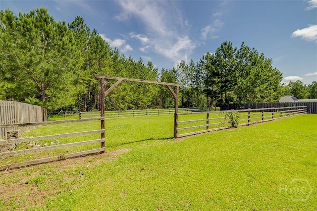 140 Abigail Cir, Ellabell, GA 31308 - view of yard with a view of countryside