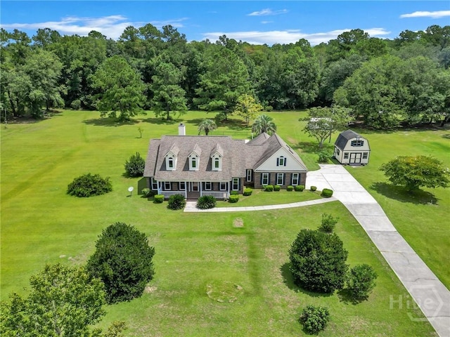 600 Old Louisville Rd, Guyton, GA 31312 - view of subject property with a tree filled landscape