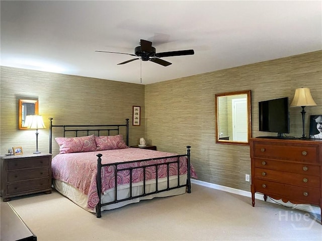 606 Dancy Ave, Savannah, GA 31419 - bedroom featuring carpet floors and ceiling fan