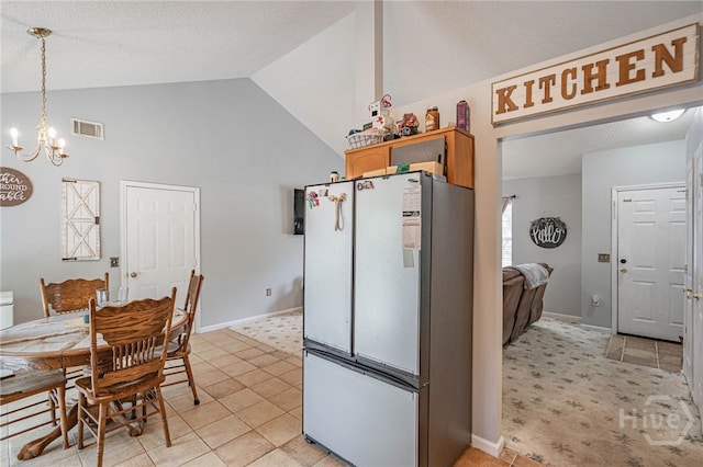 203 Deer Rd, Springfield, GA 31329 - dining space featuring a chandelier and high vaulted ceiling