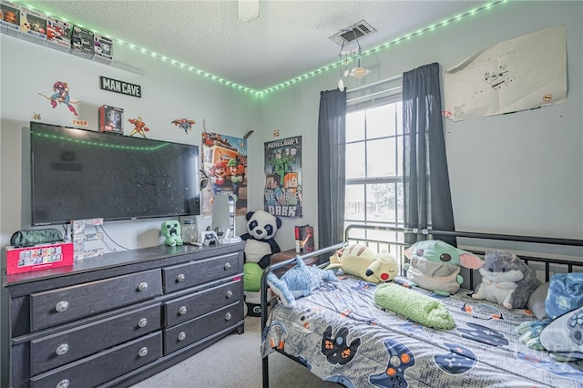 203 Deer Rd, Springfield, GA 31329 - bedroom with carpet and a textured ceiling
