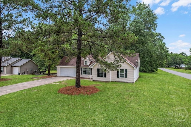99 Dailey Dr, Guyton, GA 31312 - view of front facade featuring driveway and a front yard