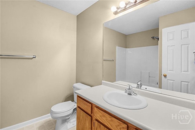 99 Dailey Dr, Guyton, GA 31312 - bathroom featuring vanity and a shower