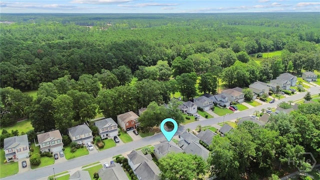 98 Peregrine Cir, Richmond Hill, GA 31324 - aerial view of property and surrounding area with nearby suburban area