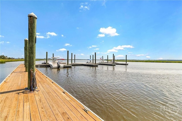 98 Peregrine Cir, Richmond Hill, GA 31324 - dock area featuring a water view