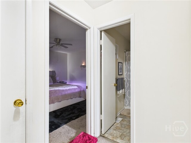 901 Olmstead Dr Unit 70, Hinesville, GA 31313 - hall featuring carpet flooring
