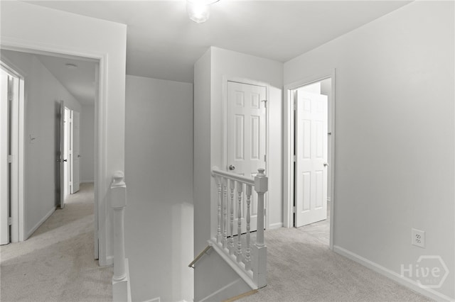 103 Olde Towne Rd, Savannah, GA 31410 - hallway featuring an upstairs landing and carpet