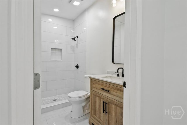 4630 Herty Dr, Savannah, GA 31405 - bathroom featuring vanity and a shower stall