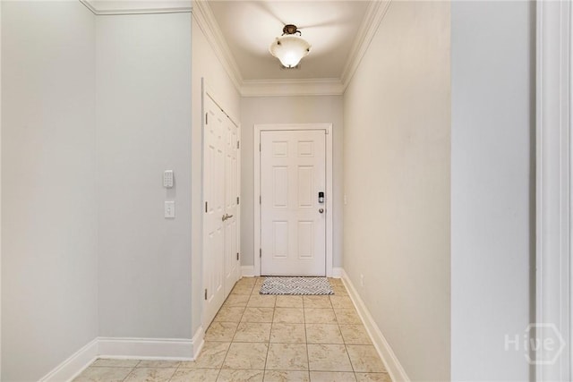 2805 River Oaks Dr Unit 2805, Richmond Hill, GA 31324 - entryway with baseboards and crown molding