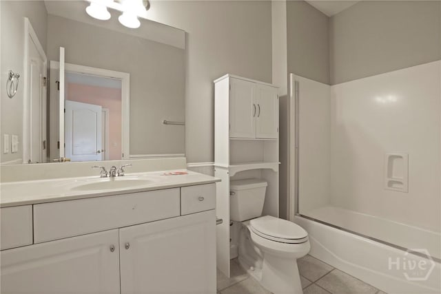 706 Southbridge Blvd, Savannah, GA 31405 - full bathroom with vanity, tile patterned flooring, and bathtub / shower combination