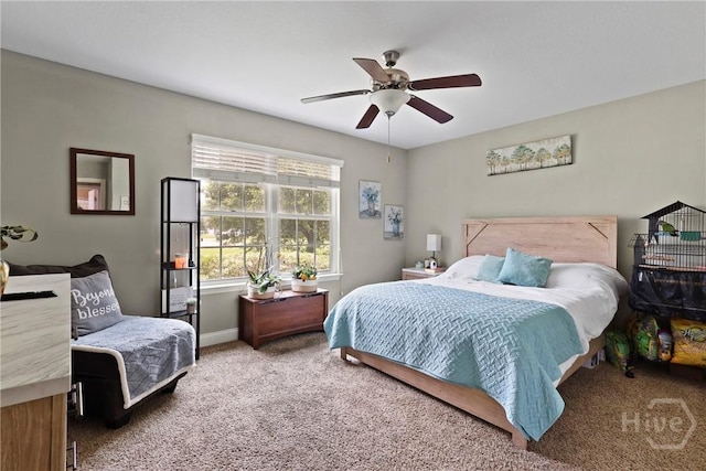 308 NE Mancey Garrason Loop, Ludowici, GA 31316 - carpeted bedroom with ceiling fan and baseboards
