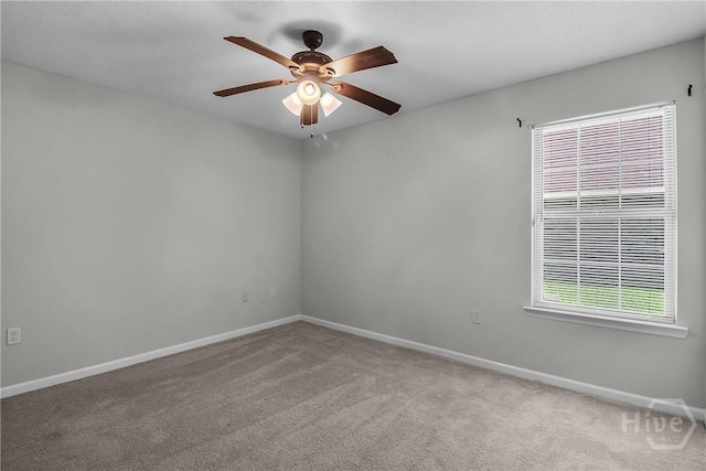 116 Gloucester Dr, Midway, GA 31320 - unfurnished room with a ceiling fan and carpet flooring
