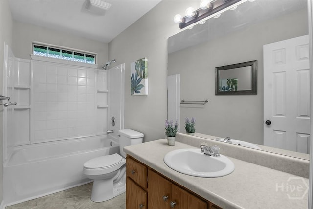 116 Gloucester Dr, Midway, GA 31320 - bathroom with vanity and washtub / shower combination