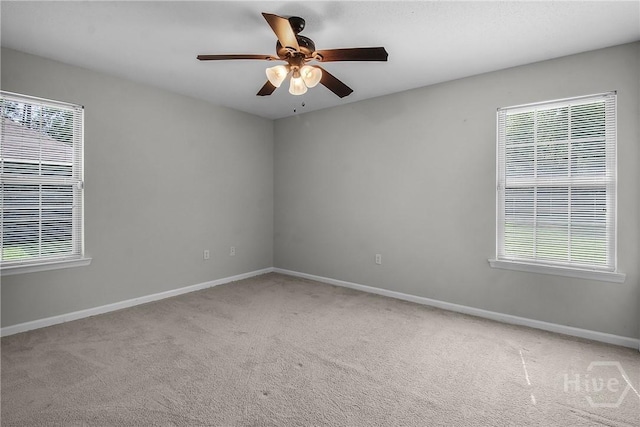 116 Gloucester Dr, Midway, GA 31320 - unfurnished room with light carpet and a ceiling fan
