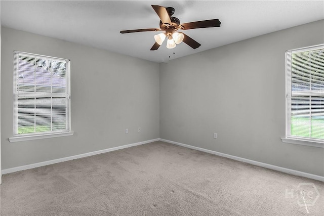116 Gloucester Dr, Midway, GA 31320 - unfurnished room featuring light colored carpet and a ceiling fan