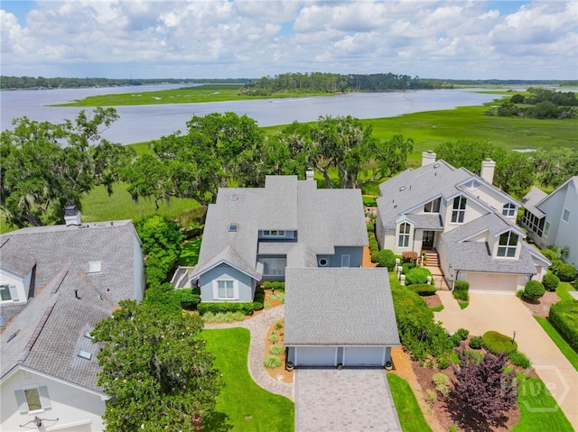 3 She Crab Cir, Savannah, GA 31411 - aerial view of residential area featuring a nearby body of water